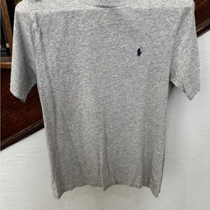 Ralph Lauren Heather Gray Short Sleeve Tee Boys 14-16